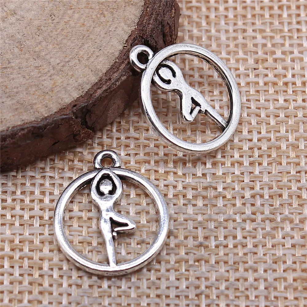 

Sejuani PENDANT CHARM 20pcs 19x16mm Yoga Charms