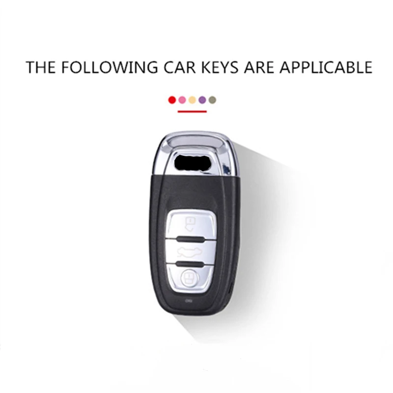 Углеродное волокно текстура Чехол для автомобильного смарт-ключа оболочка