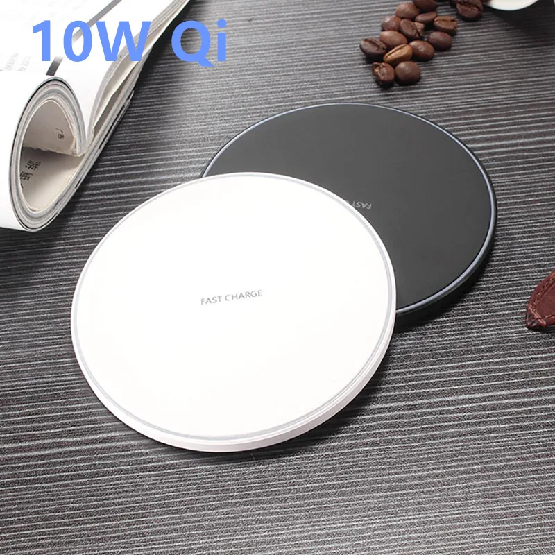Беспроводное зарядное устройство для быстрой зарядки samsung Galaxy YM S10 e/S9/S7/S8 Plus huawei P30