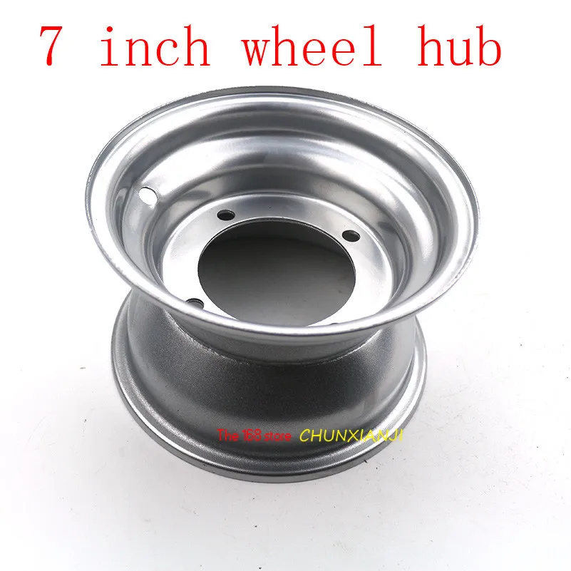 

Szie 16X8-7 16*8-7 дюймов вакуумные диски Go-аксессуары для картинга 7-дюймовая Ступица колеса ATV для модифицированного 4-колесного транспортного сре...