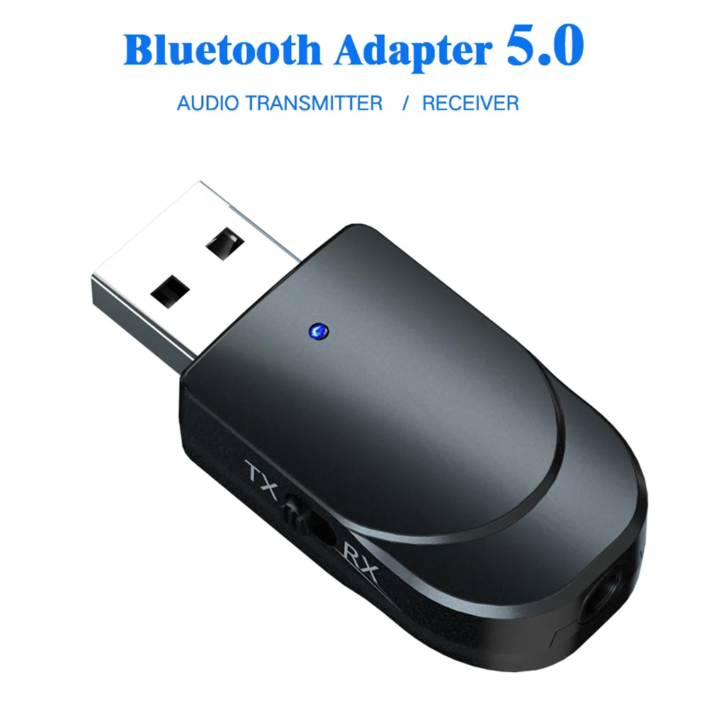 Беспроводной Bluetooth 5 0 аудио передатчик приемник 2 в 1 USB адаптер с кабелем 3 мм для