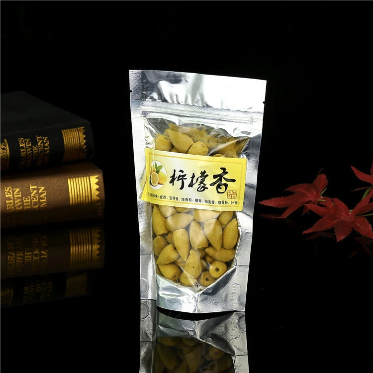 Lemon scent 50PCS Горный речной ручной ладан держатель керамический обратный поток водопад Подставка под курения курильница подарок матери домашний декор - Цвет: Lemon scent 50PCS