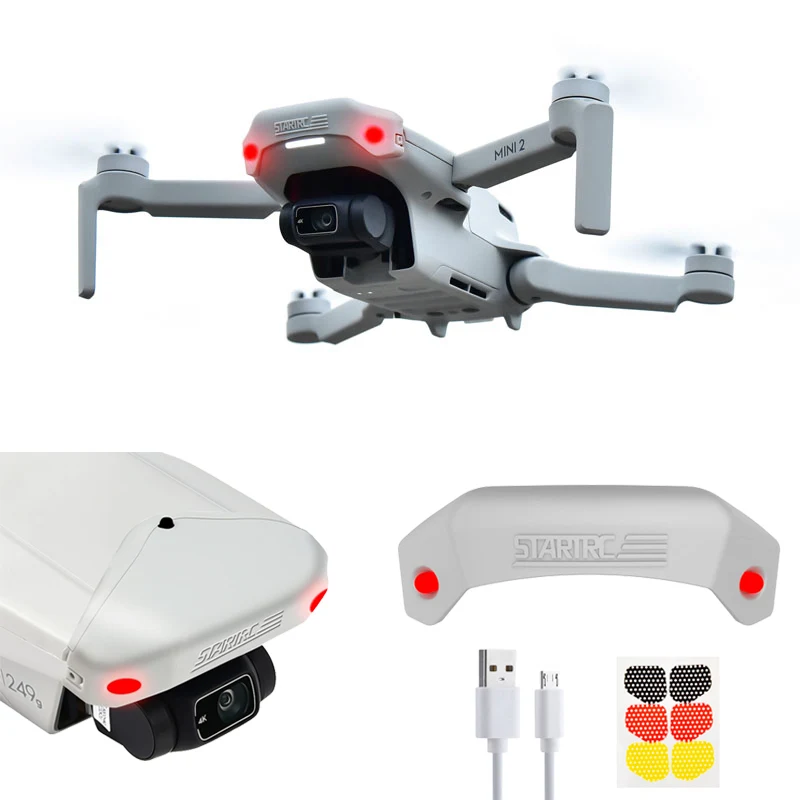 

Mavic мини Перезаряжаемые ночной Светильник анти потерял предупреждение светильник поиск светильник светодиодной вспышкой светильник s Для ...