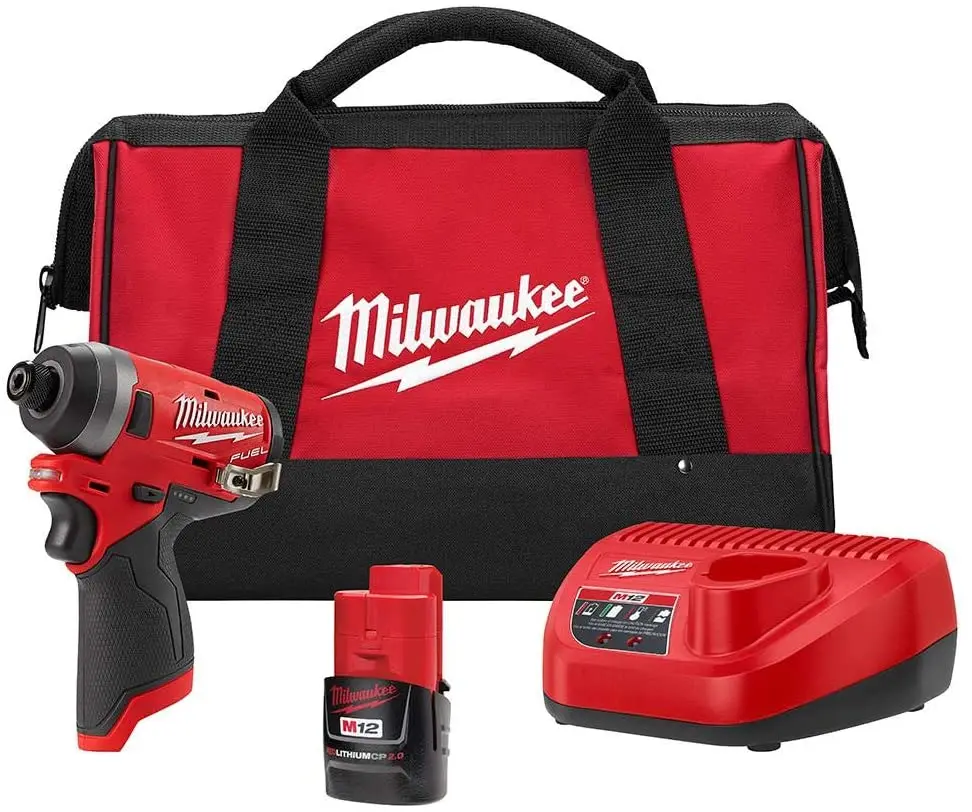 Milwaukee 255321 M12 топливо 1/4 дюйма Шестигранный Ударный комплект с одним | Отзывы и видеообзор