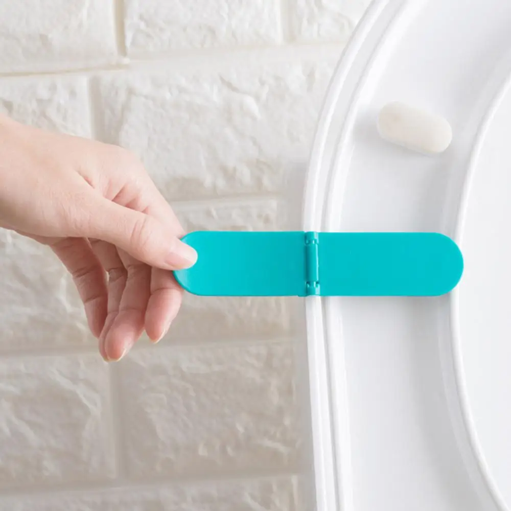 

New Style Portable Foldable Small Toilet Seat Cover Lifter Sanitary Closestool Seat Cover Lift Handle for Travel Home Bathroom