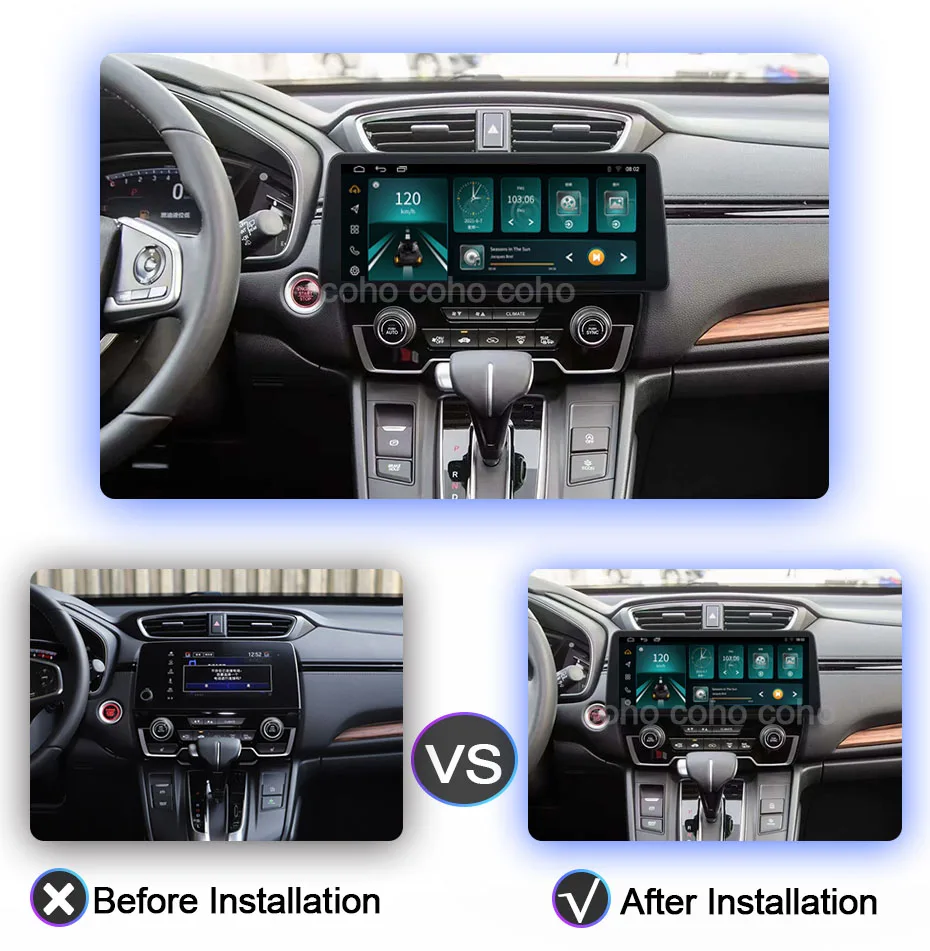 Автомобильный мультимедийный плеер 12 3 дюйма для Honda CR-V CRV 2017-2021 Android 10 Octa Core 6 + 128G