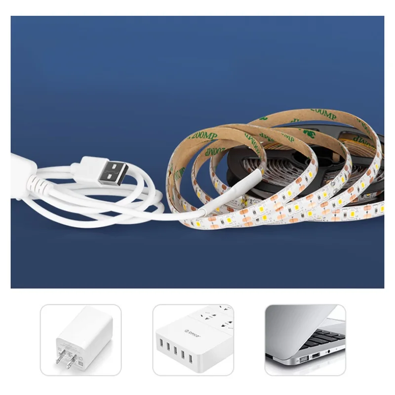 OUFULA флеш-накопитель USB сенсорный Светодиодные ленты Водонепроницаемый мягкий