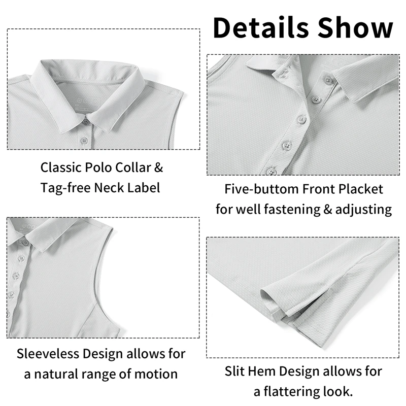 Женская рубашка для гольфа рубашки без рукавов тренировок майки бега топы