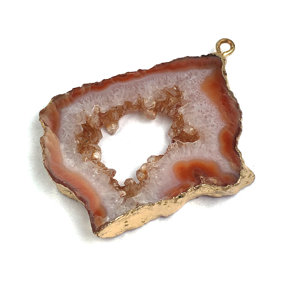 2020 Подвески с натуральным кристаллом нестандартная форма кулоны подвески для