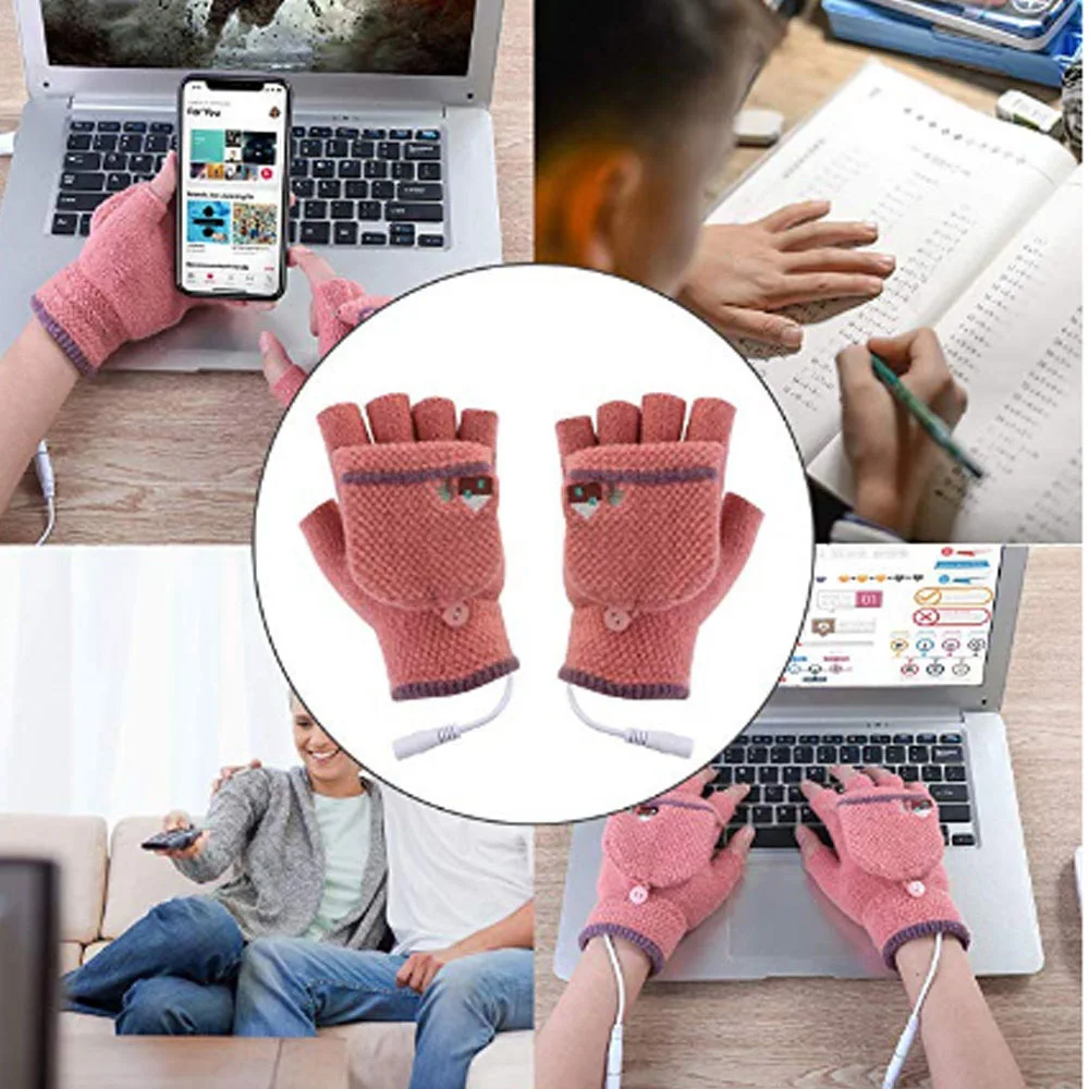 

Winter Electric Heating Gloves Thermal USB Heated Gloves Electric Heating Glove Heated Gloves New Arrival