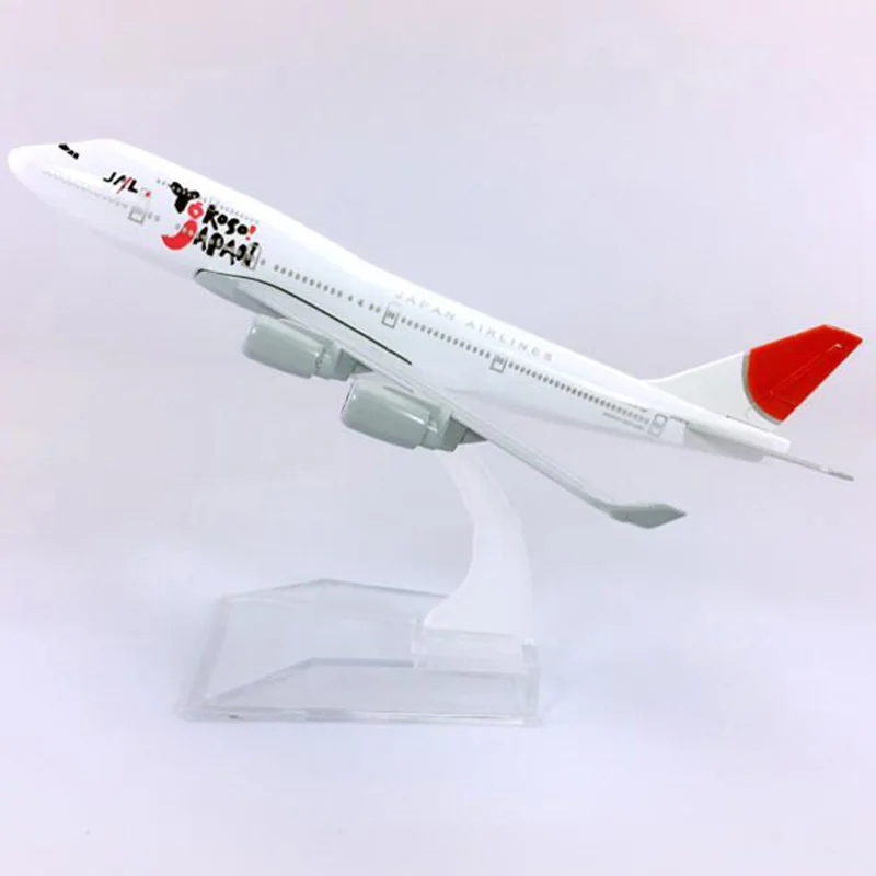 16 см 1:400 B747 400 модель JAL YOKOSO Япония авиакомпаний с сплав на основе самолет