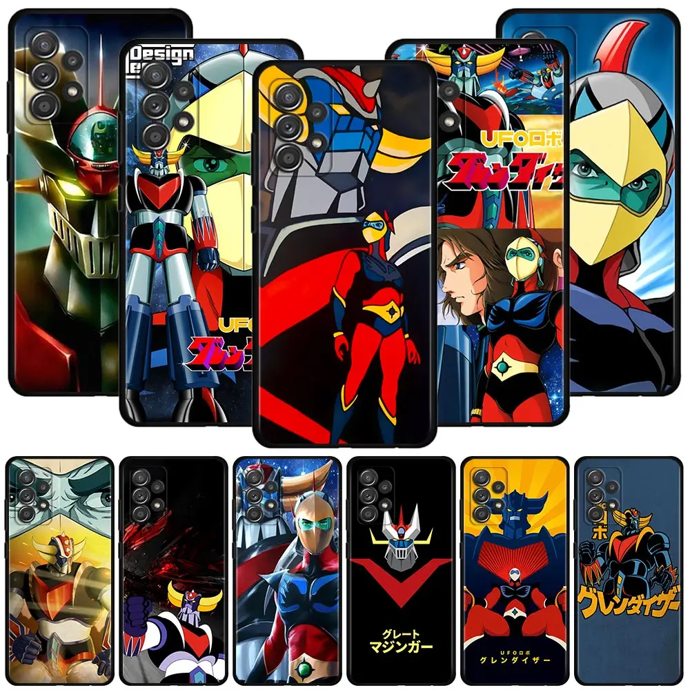 

Case For Samsung Galaxy A72 A71 A52 A51 A42 A41 A32 A31 A22 A21s A12 A11 A02 A02s A01 Cover Shell Funda Gunda UFO Robot Goldorak