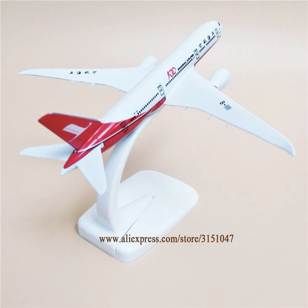 

16cm Air China ShangHai Alirlines Boeing 787 B787 Airways Plane Model Alloy Metal Diecast Model Airplane Aircraft