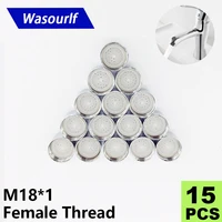 wasourlf 15 pcs m181 faucet female thread aerator 18mm tap bubble brass basin kitchen bathroom accessories water bath part