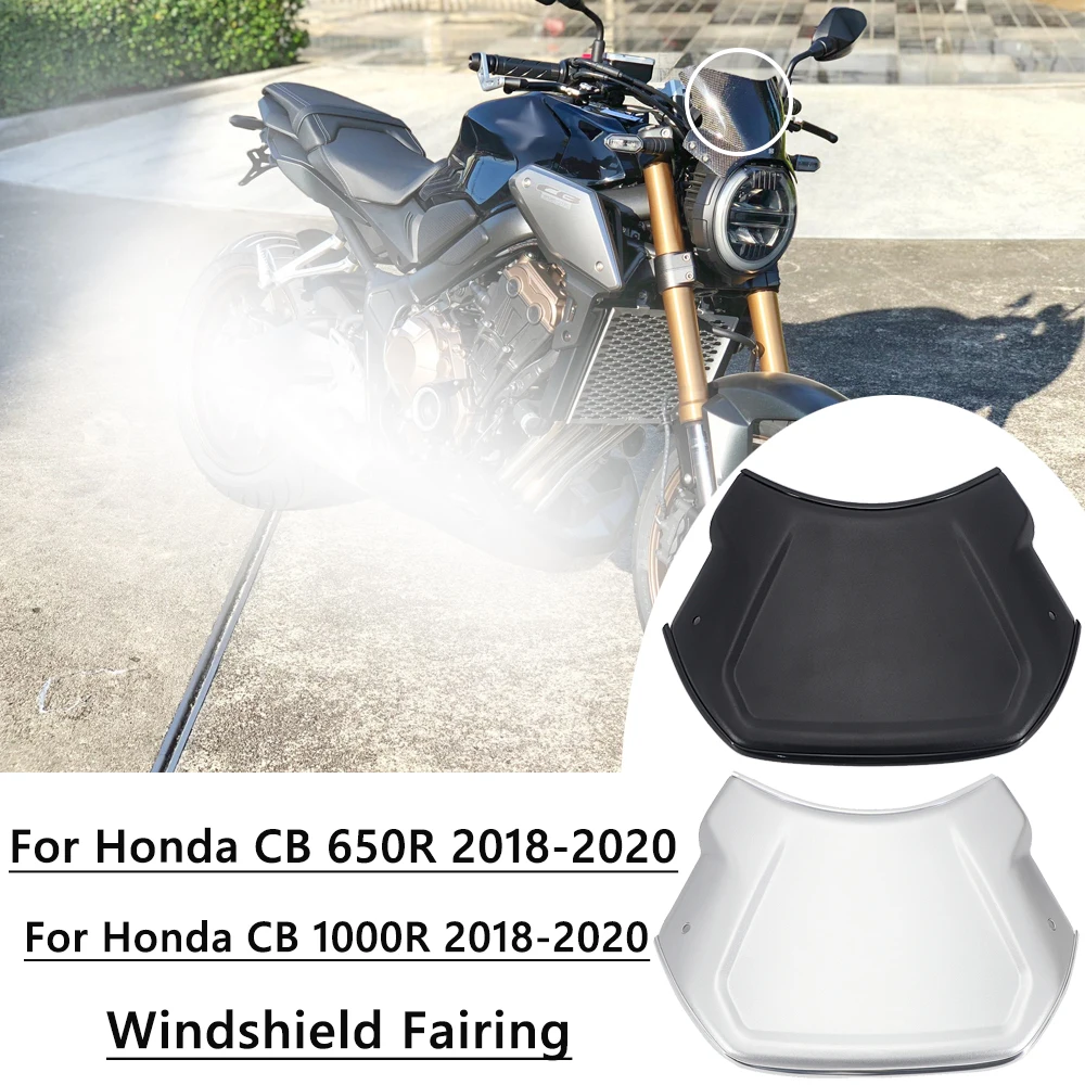 

For Honda Motorcycle Accessories Deflector Screen Windshield Fairing CB 650R CB650R 2019 2020 CB1000R CB 1000 R 2018 2019 2020
