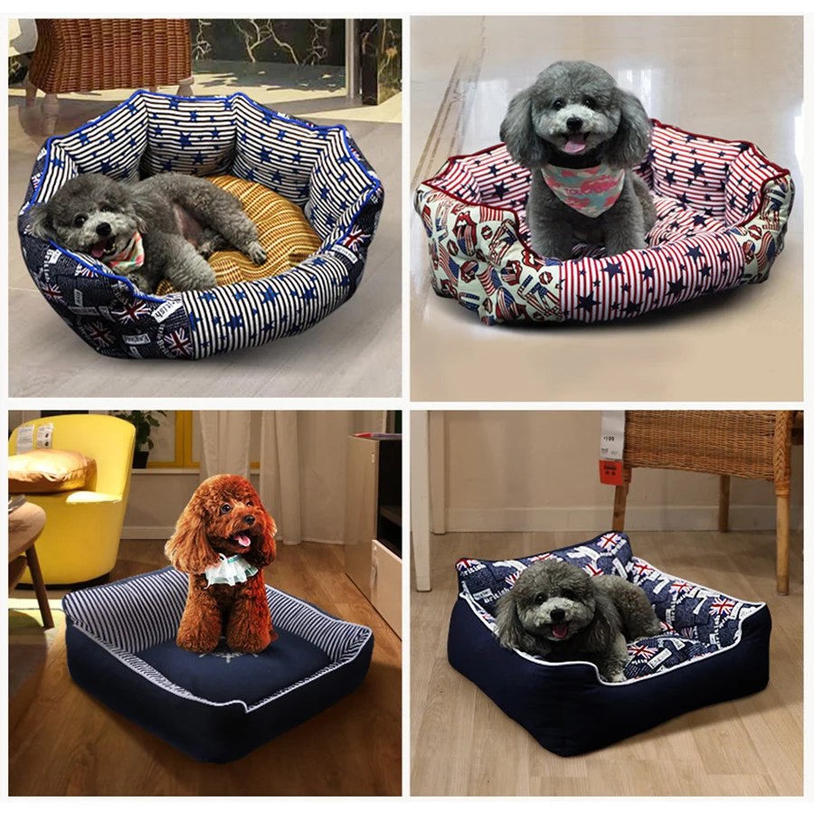 

Small Cushion Bed Home Dog Nesting Mat Cool Large Pet Puppy Dogs Bed Nest Product Cama Cachorro Pets Cage Animals Tool DD6GW