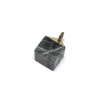 natural stone gem small square beanie pendant handmade crafts diy necklace earrings bracelet jewelry accessories gift making