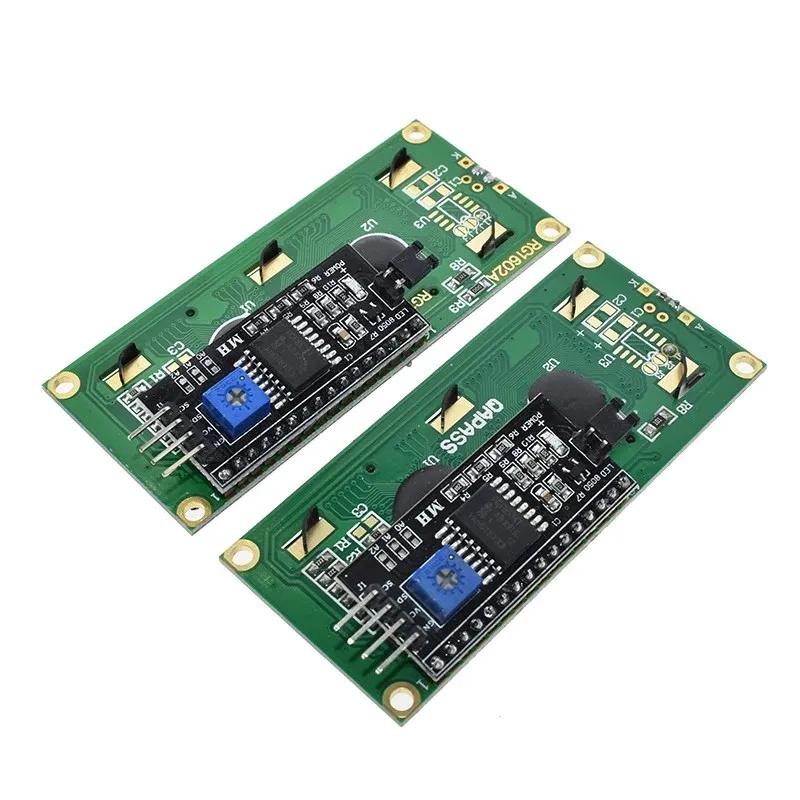 ЖК-экран 1602 дюйма модуль ЖКД синий IIC/I2C для arduino ЖК-дисплей UNO r3 mega2560 зеленый экран |