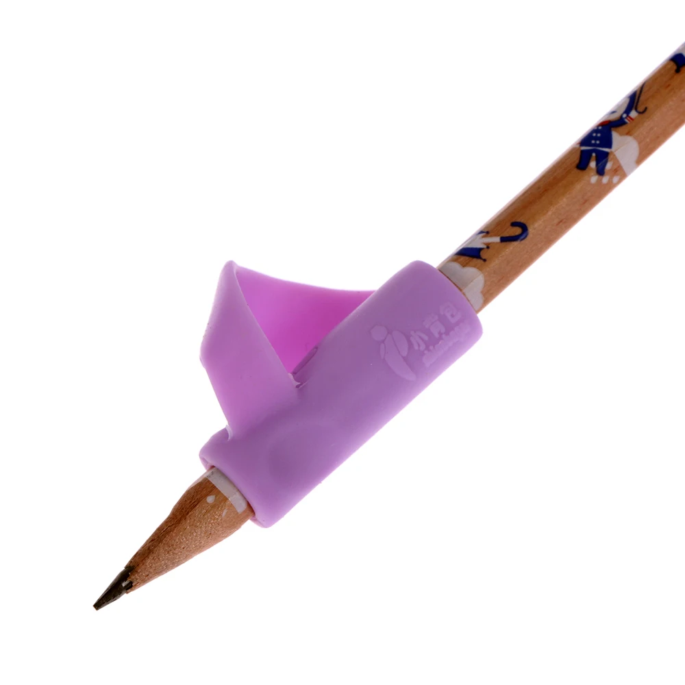 

3Pcs/Pack Children Pencil Holder Pen Writing Aid Grip Posture Correction Device Tool School Office Supplies Color random