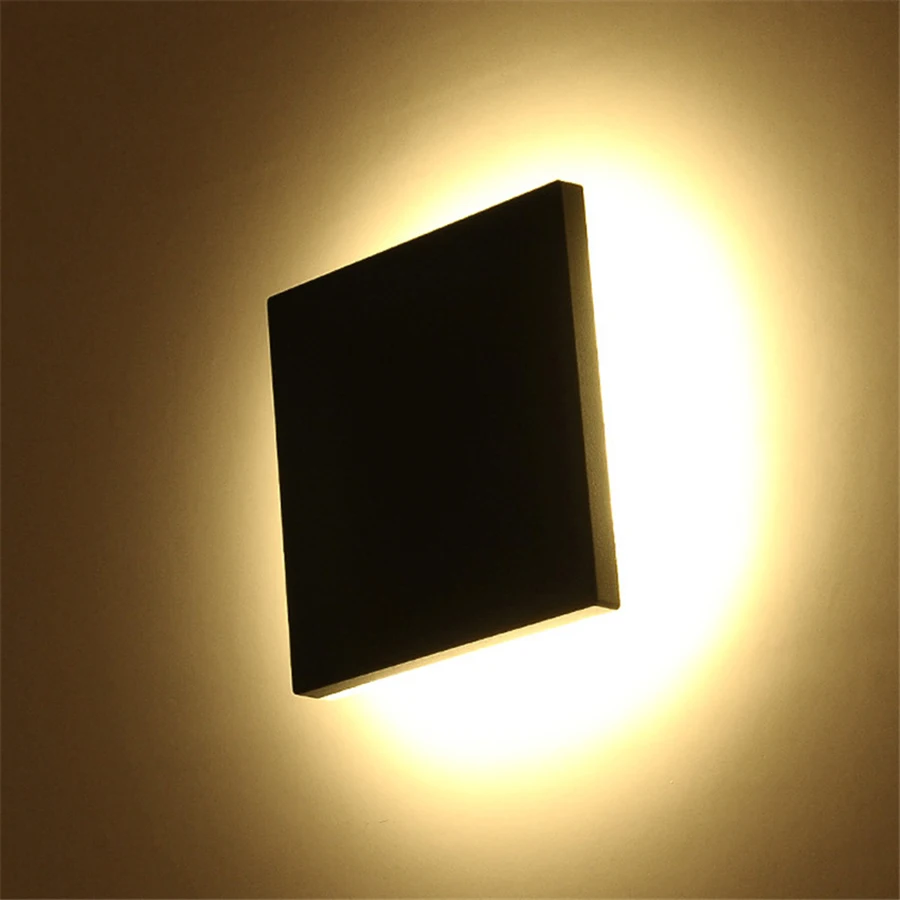 

LED Wall Sconce Outdoor Waterproof Porch Light 12W Modern Simple Wall Lamp Hotel Garages Villa Garden Corridor Aisle Porch Light