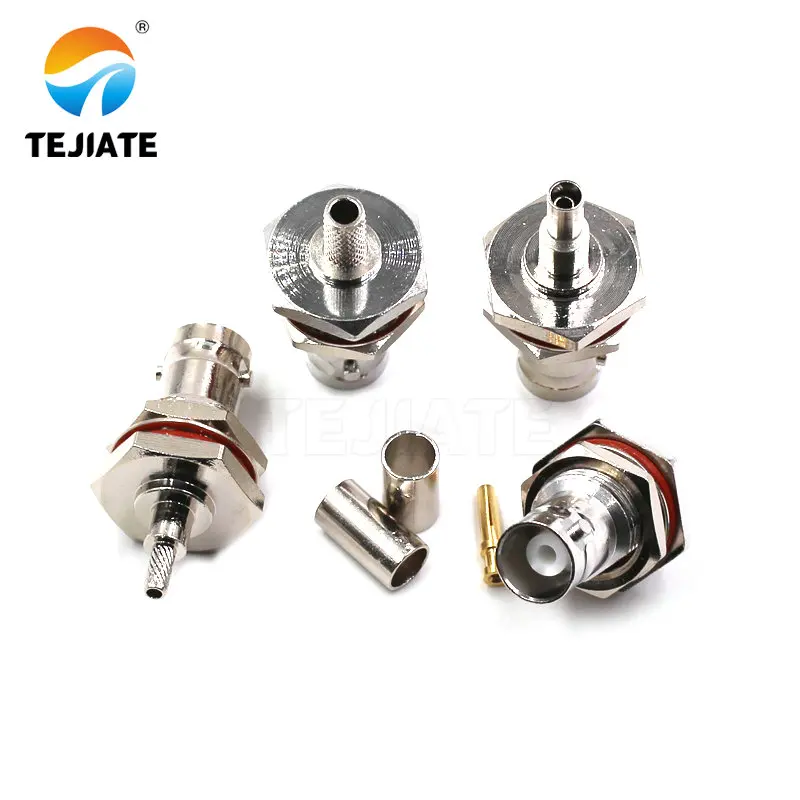 1PCS BNC-KY-1.5/3 Big Six Corners Female Header RF Coaxial Connector 50 Ohm Suitable For RG58/142/316 No Wire | Электронные