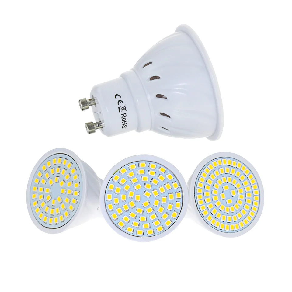 E27 GU10 MR16 светодиодный светильник лампы SMD 2835 AC220V Точечный 48 Светодиодный s 60 80