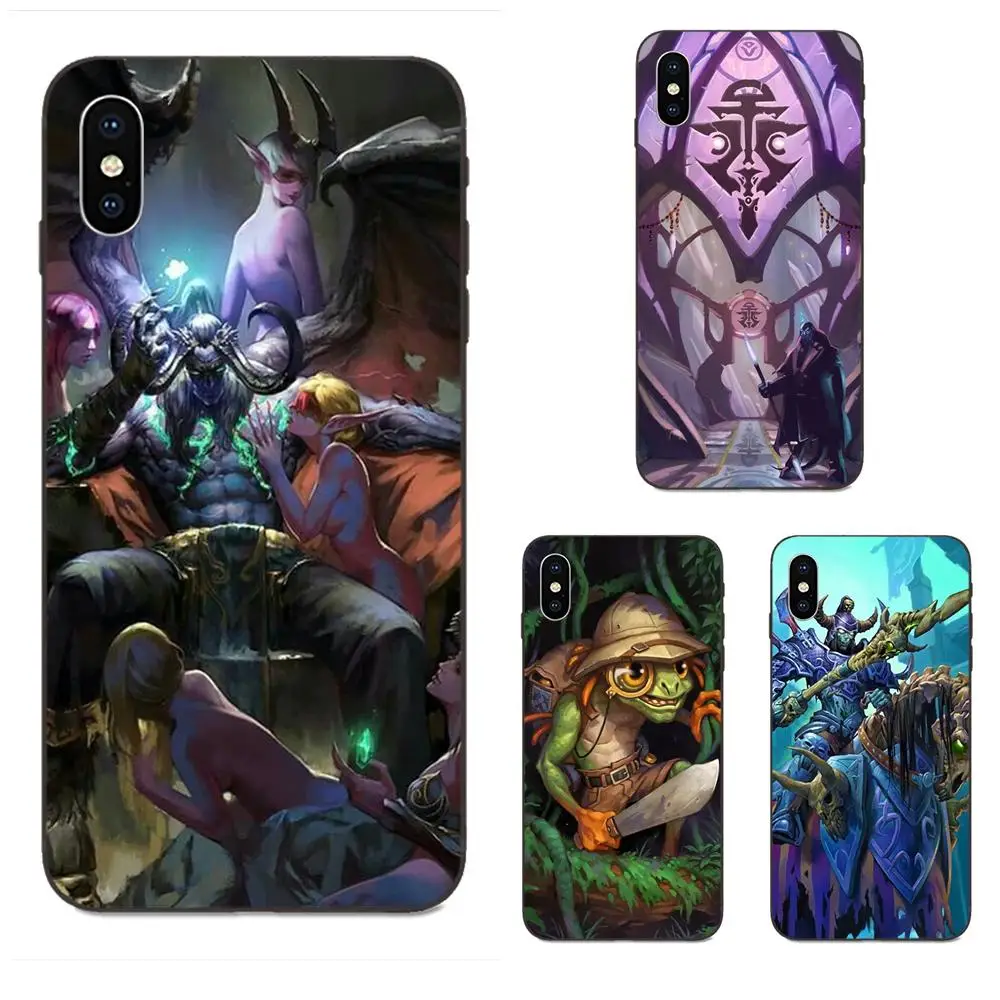 Для Apple iPhone X XS Max XR 4 4S 5 5S SE 6 6S 7 8 Plus роскошный высококлассный герой Hearthstone Naxxramas |