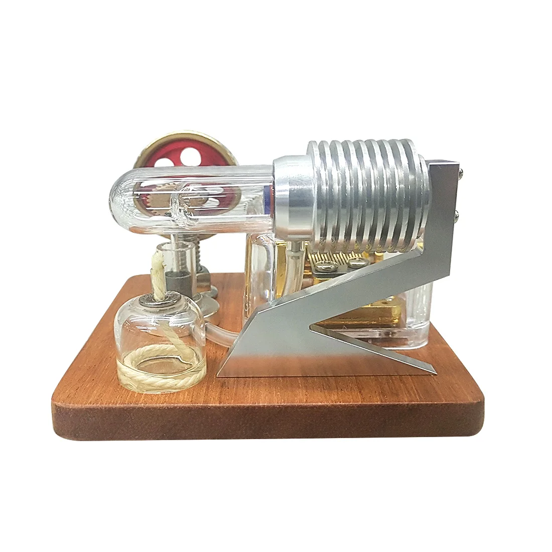 

Mechanical Rotating Music Box Stirling Engine Model Educational Toy As Desktop Ornaments For Sceince Teaching