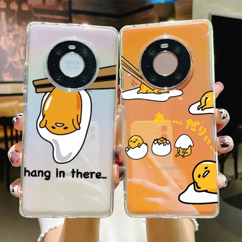 

Cute lovely lazy egg Phone Case For Huawei P 20 30 40 pro lite Psmart2019 Honor 8 10 20 Y5 6 2019 Nova3E