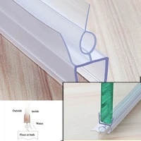 1PC Glass Thickness 4-12mm Seal Ring Strip For Shower Bathroom Screen Door Window Glass Seal Strip Protect Glass Door