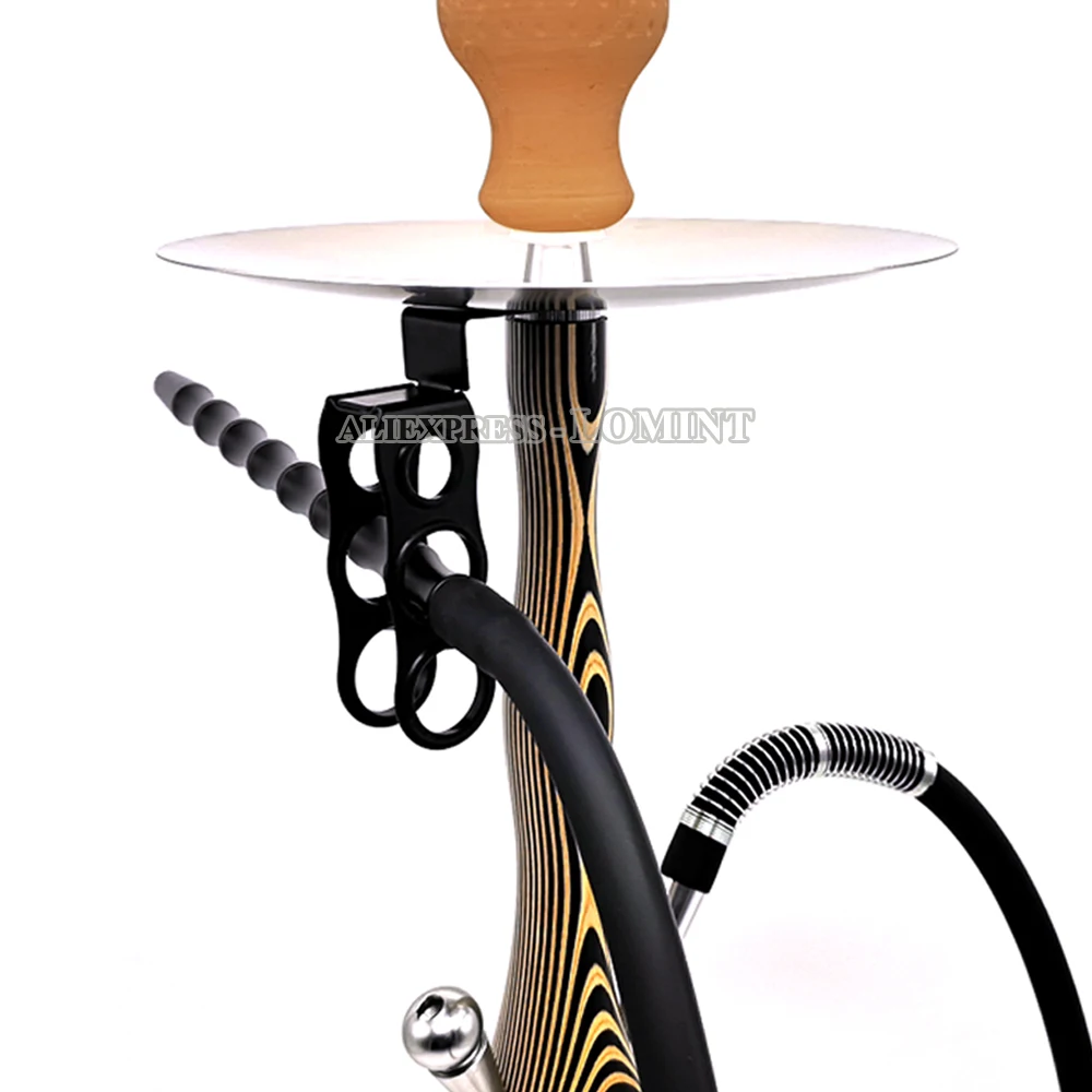 Черный кальян LOMINT держатель шлангов для кальяна аксессуары курения с 3