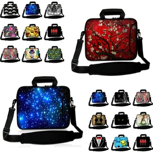 laptop messenger briefcase notebook 10 12 13 14 15 15 6 17 inch notebook shoulder carry bag case for macbook acer lenovo dell hp free global shipping