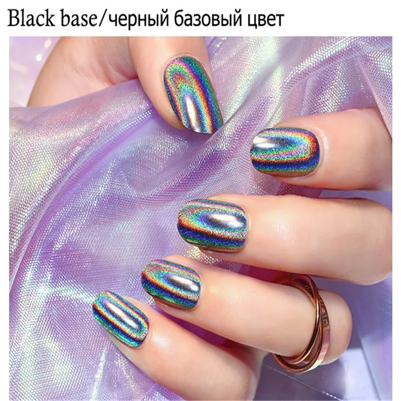 

Holographic Laser Powder Rainbow Nail Art Chameleon Glitter Chrome Powder Pigment Manicure Nail Gel Polish Glitter Dust I032