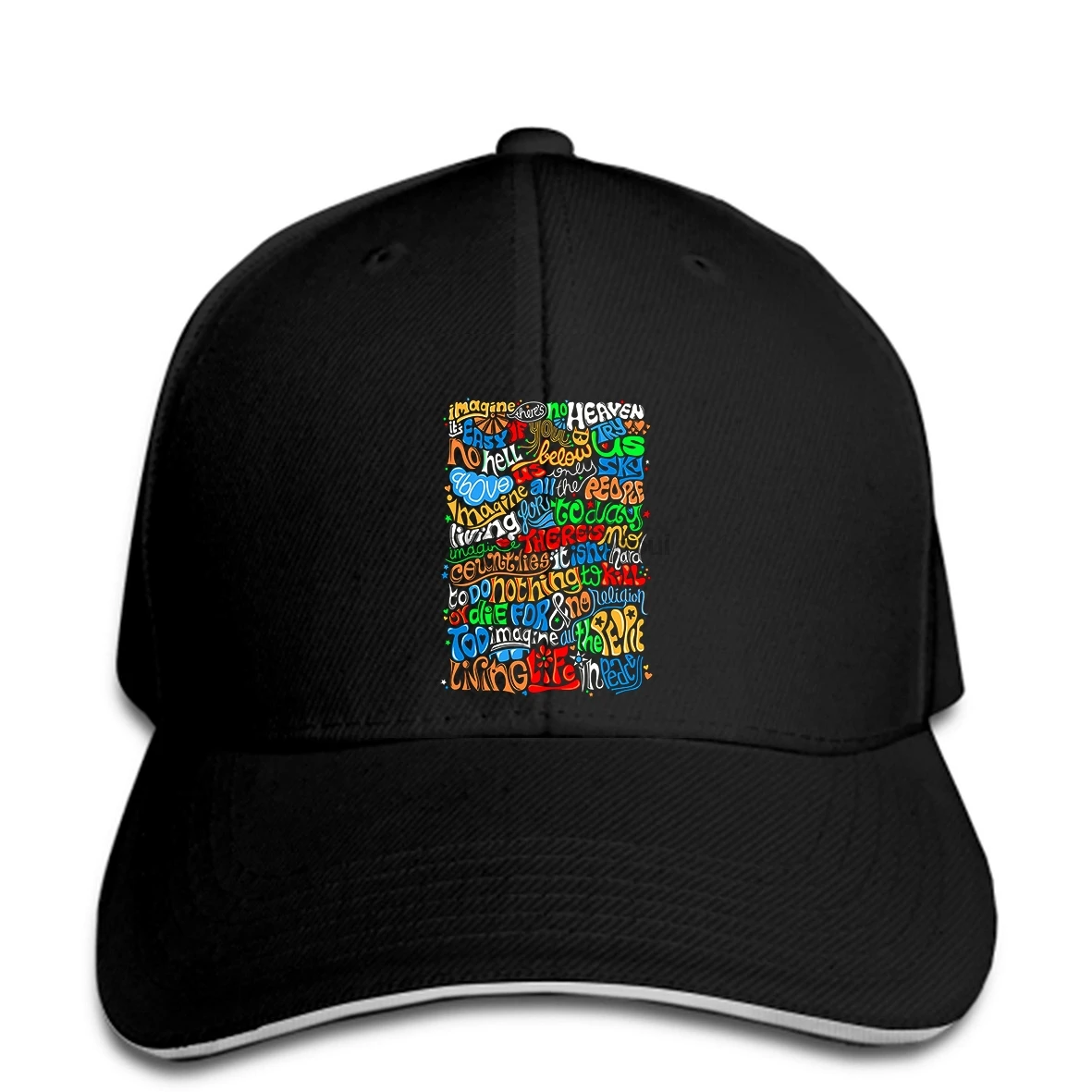 

Baseball cap Custom Printed Men Print hat imagine song Women Baseball caps