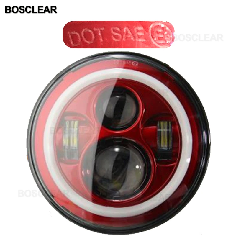 Автомобильный светодиодный 7-дюймовый круглый комплект для переоборудования фар