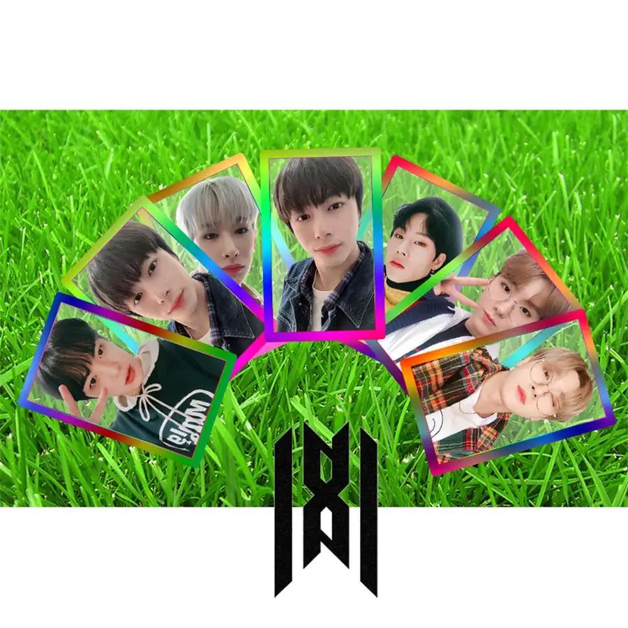 7 шт. Monsta X I.M Kihyun Фотокарта следуем за вами Shownu ПВХ прозрачная фото карта Kpop HD