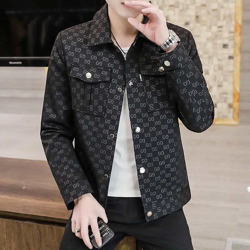 

2021 spring and autumn new fashion jacket slim personality fashion coat