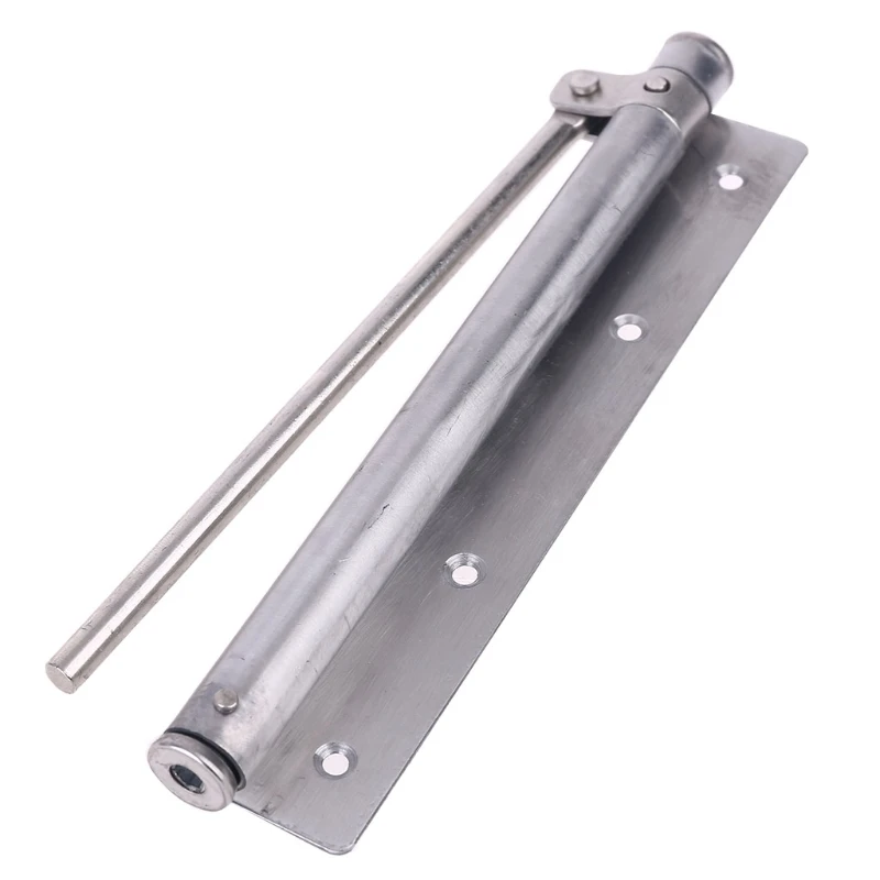 

Stainless Steel Automatic Door Closer Single Spring Strength Adjustable Door Closer Hinge