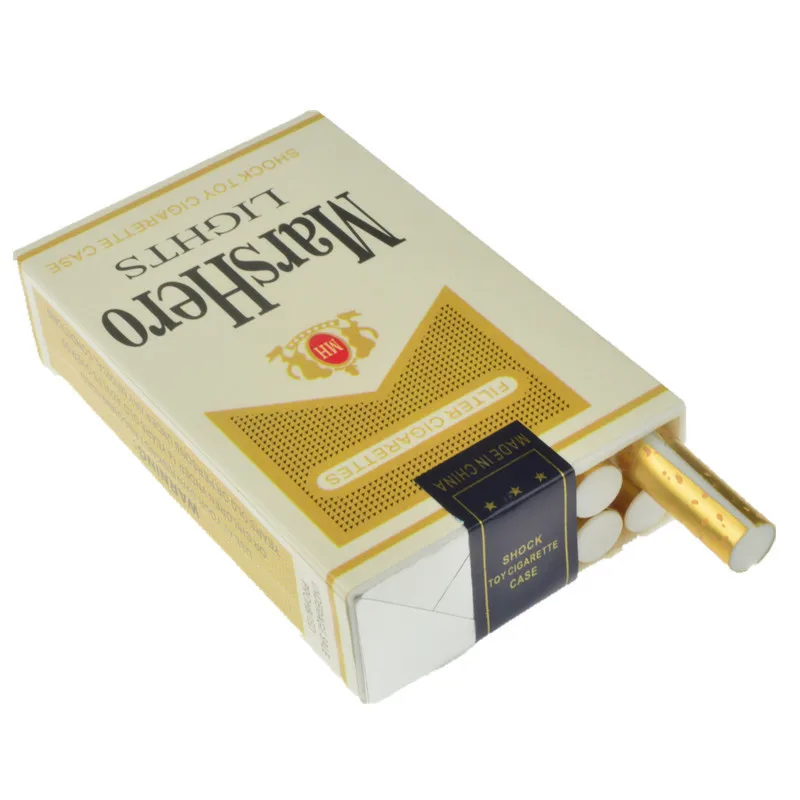 Электрическая коробка для сигарет игрушка электрический человек удар слизь