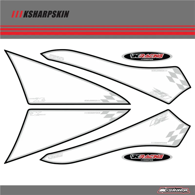 

Rear Fairing Number Board KSHARPSKIN 3D Gel Protector for KAWASAKI ZX6R 2007-08