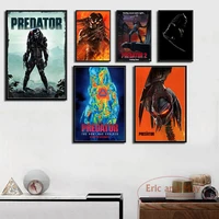 the predator hot classic horror movie canvas painting pictures on the wall vintage poster decorative home decor