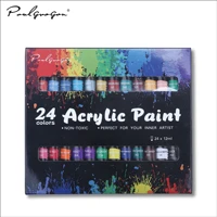 acrylic paints 24pcs color painting watercolor acrylic oil painting pigment set 12ml