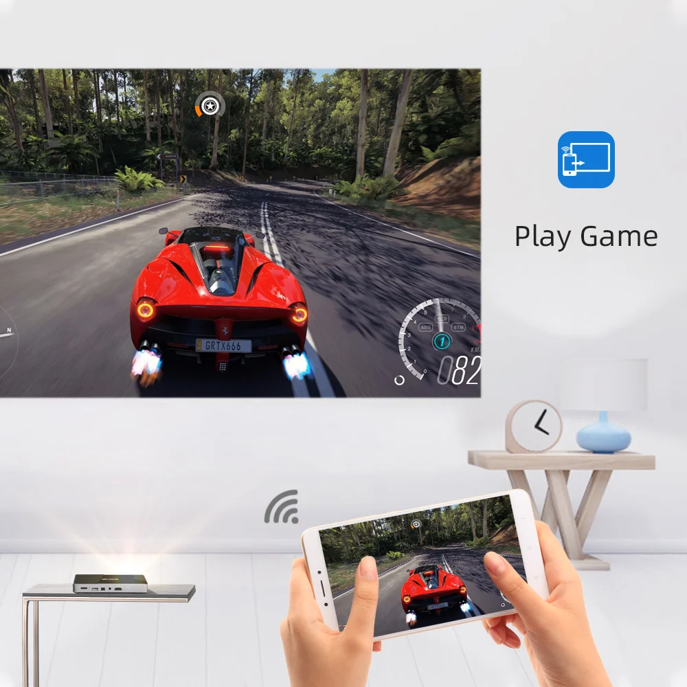 BYINTEK P10 DLP LAsEr Mobile 1080P Smartphone Projector 4K 3D Smart Android Wifi Mini Pico Portable LED | Электроника