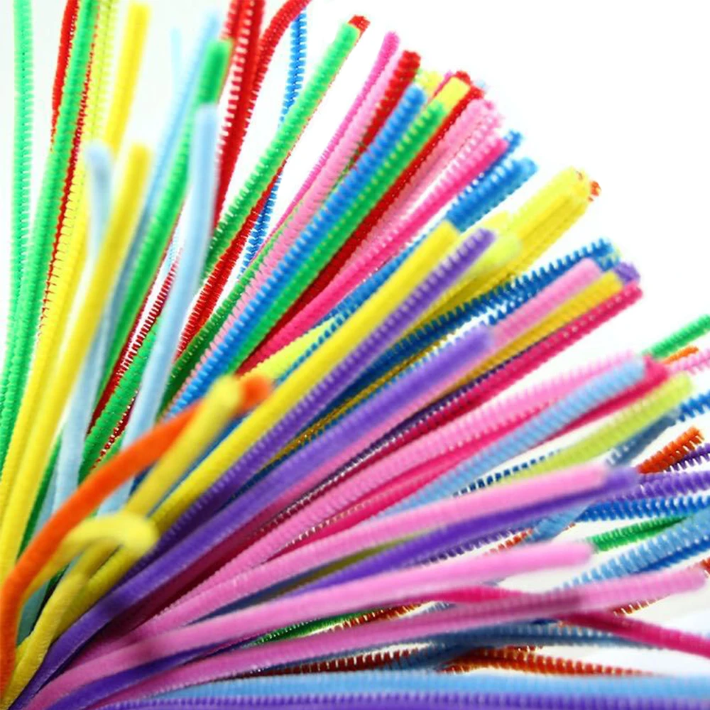 100 шт./компл. Colorfu DIY Монтессори синель головоломка игрушки обучающие ремесла