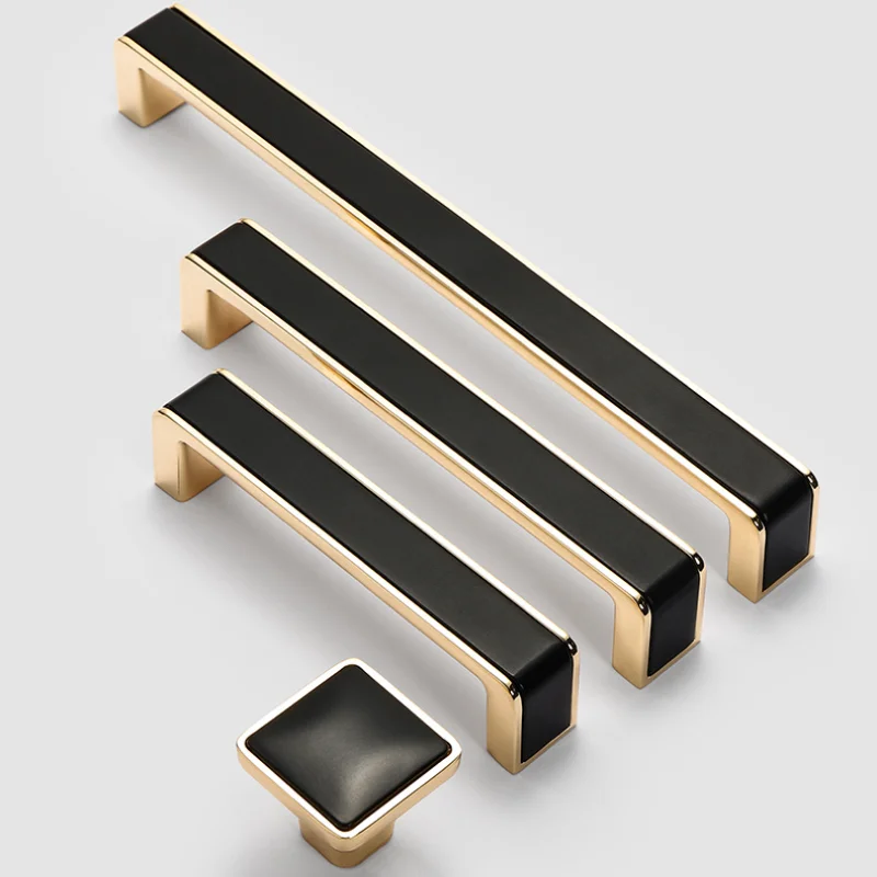LISM Gold Handle Light Luxury Cupboard Door Drawer Modern Minimalist Cabinet Color Matching New Furniture Handles Pulls | Обустройство