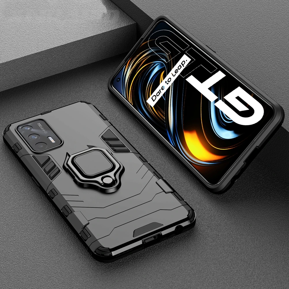 

Shockproof Armor Case for Realme GT 5G GT Neo Ring Stand Phone back cover for OPPO Realme X7 Max 5G india X7 Pro Ultra