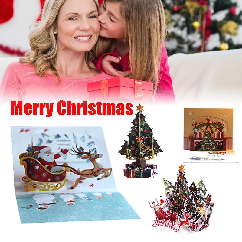 Новый олень карета карты событие рождественские подарки Олень автомобиль