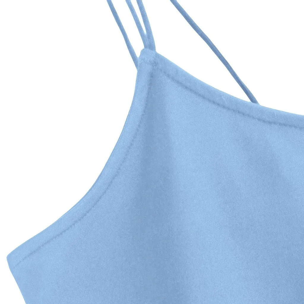 Майка женская без рукавов облегающая пикантная короткая спортивная пляжная