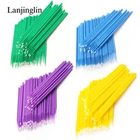 lanjinglin 100 pcs disposable makeup cotton swab lashes applicators mascara brush eyelash extension tools cotton swab