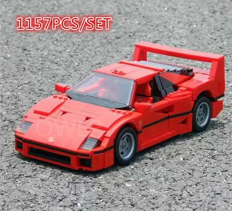 MOC Technic серия F40 спортивный автомобиль светодиодный светильник строительные наборы блоки Набор кирпичей подходят 10248 игрушки для детей подарки(только светильник